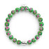 Gui bleu | Argent sterling 925 | Bracelet de jardin en verre Firefly